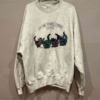 アメリヴィンテージ(Ameri VINTAGE)の90s USA CRAZY SHIRTクリバンキャット ビンテージ トレーナー(スウェット)