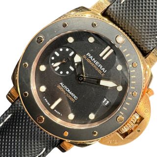 パネライ(PANERAI)の　パネライ PANERAI サブマーシブル ゴールドテック PAM01164 ブラック  K18PG メンズ 腕時計(その他)