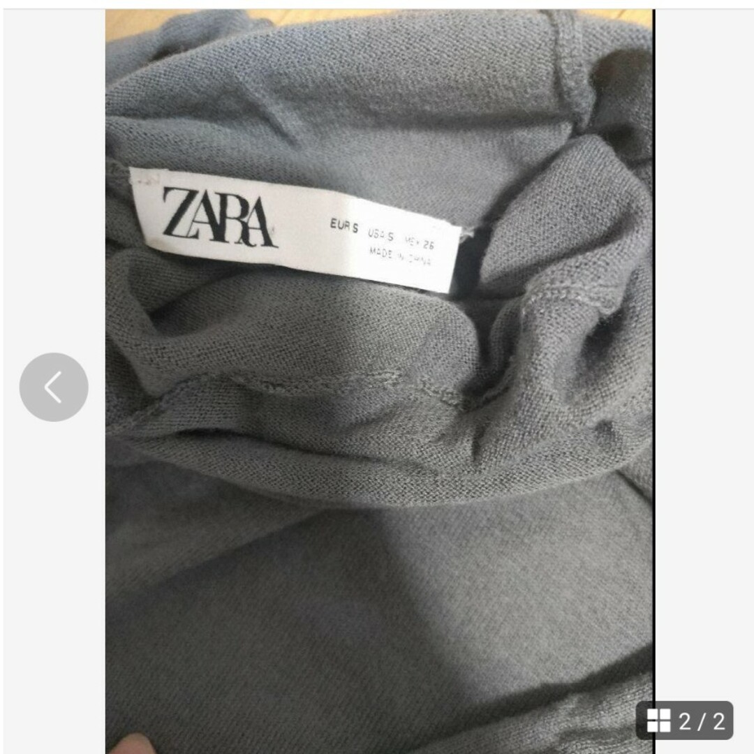 ZARA(ザラ)のZARA ハイネックワンピース レディースのワンピース(ロングワンピース/マキシワンピース)の商品写真