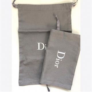 ディオール(Dior)のDior シューズ保存袋 2枚セット(ショップ袋)