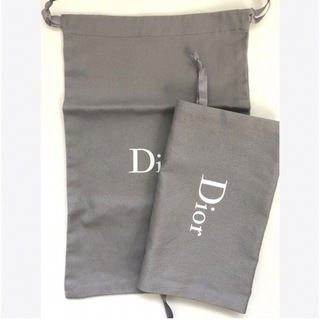 ディオール(Dior)のDior シューズ保存袋 2枚セット(ショップ袋)