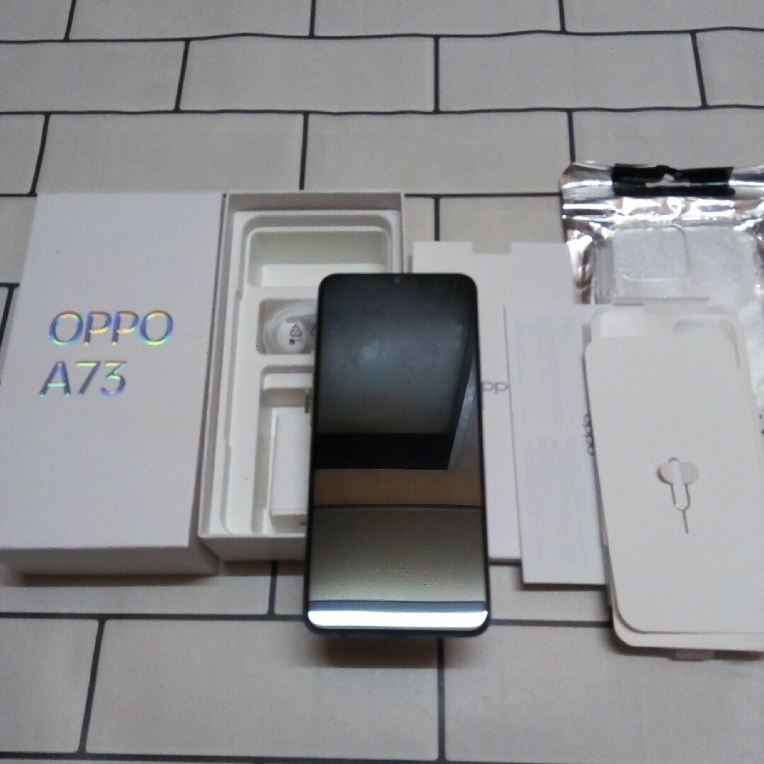 OPPO A73 ネービーブルー 本体 モバイル版 SIMフリー - スマートフォン本体