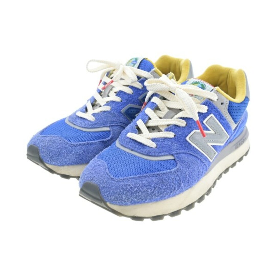 オールシーズンスニーカーカットNew Balance ニューバランス スニーカー 26cm 青系xグレー