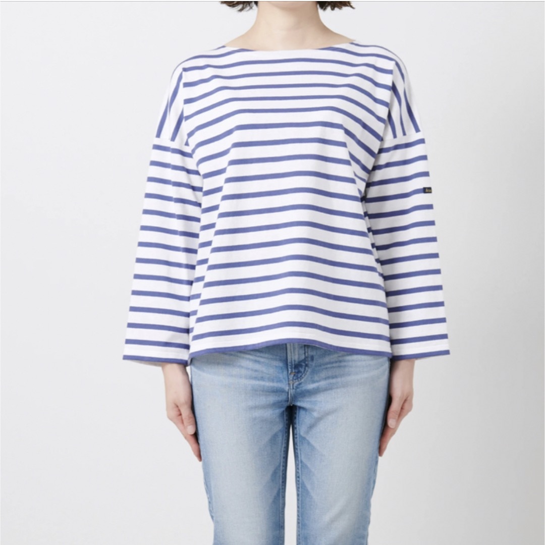 LEMINOR(ルミノール)のミルノア バスクボーダーカットソー 美品 メンズのトップス(Tシャツ/カットソー(七分/長袖))の商品写真