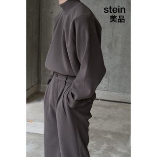 シュタイン(stein)の美品 stein Oversized Gradation Pleats LS (ニット/セーター)