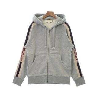 グッチ(Gucci)のGUCCI グッチ パーカー S グレー 【古着】【中古】(パーカー)