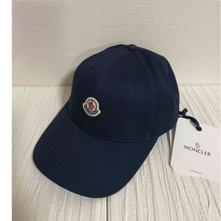 新品 MONCLER モンクレール 帽子 キャップ ネイビー キッズⅢ - キャップ