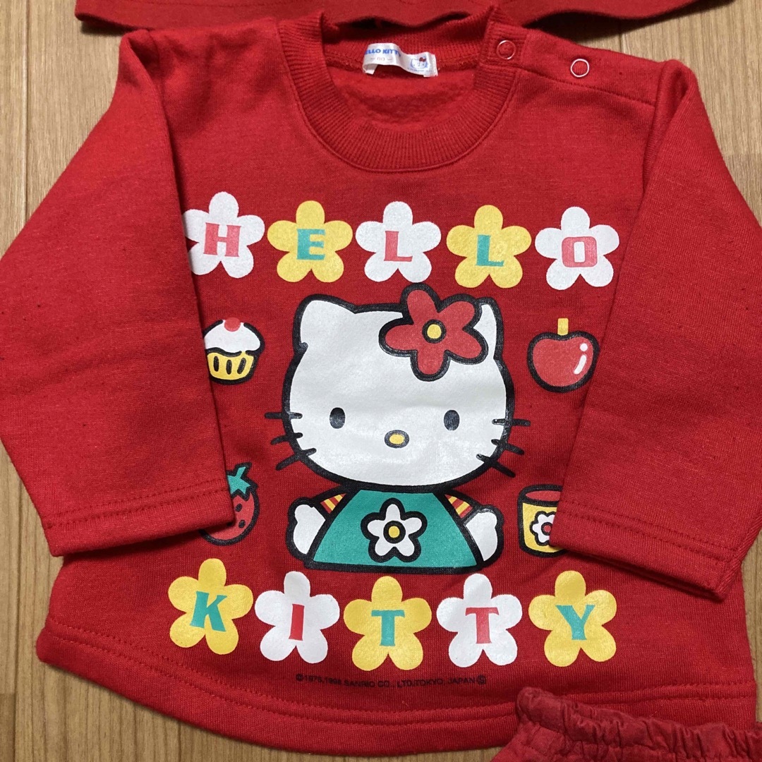 サンリオ(サンリオ)のSanrio 80〜95cm 4着セット レトロ キッズ/ベビー/マタニティのベビー服(~85cm)(ロンパース)の商品写真