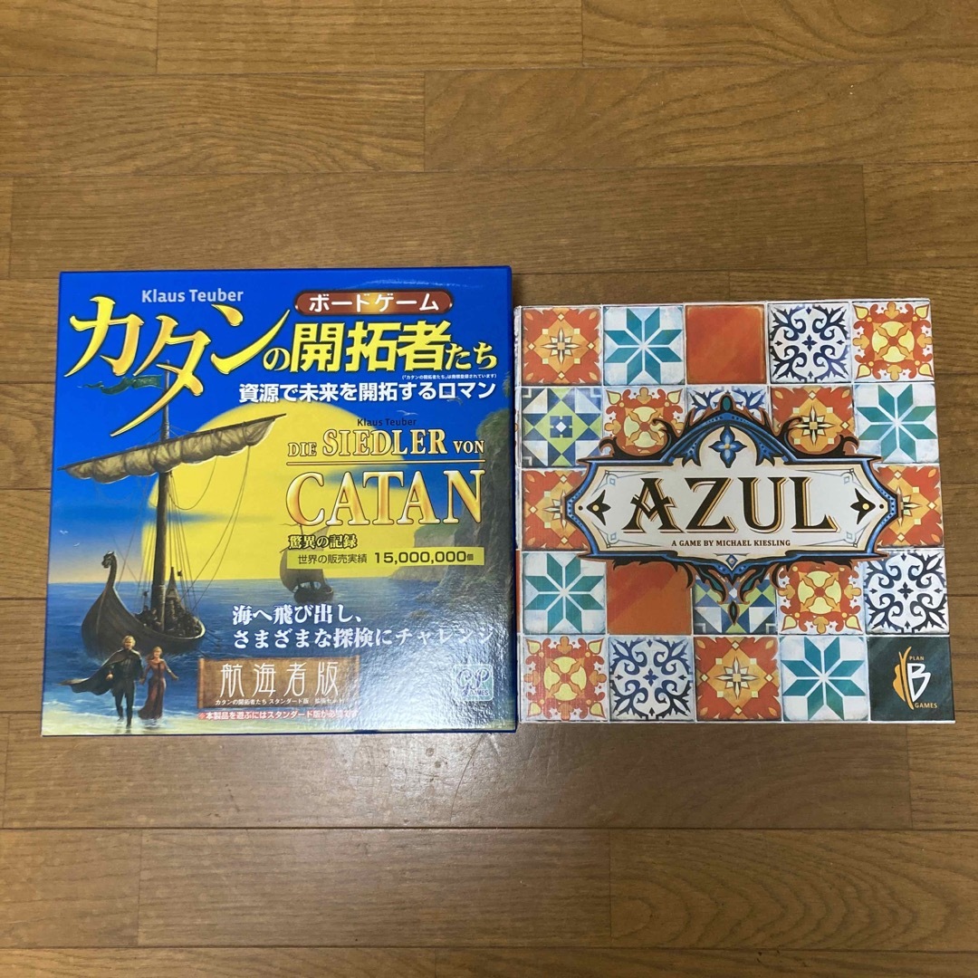 カタン航海者版とAZUL セット エンタメ/ホビーのテーブルゲーム/ホビー(その他)の商品写真