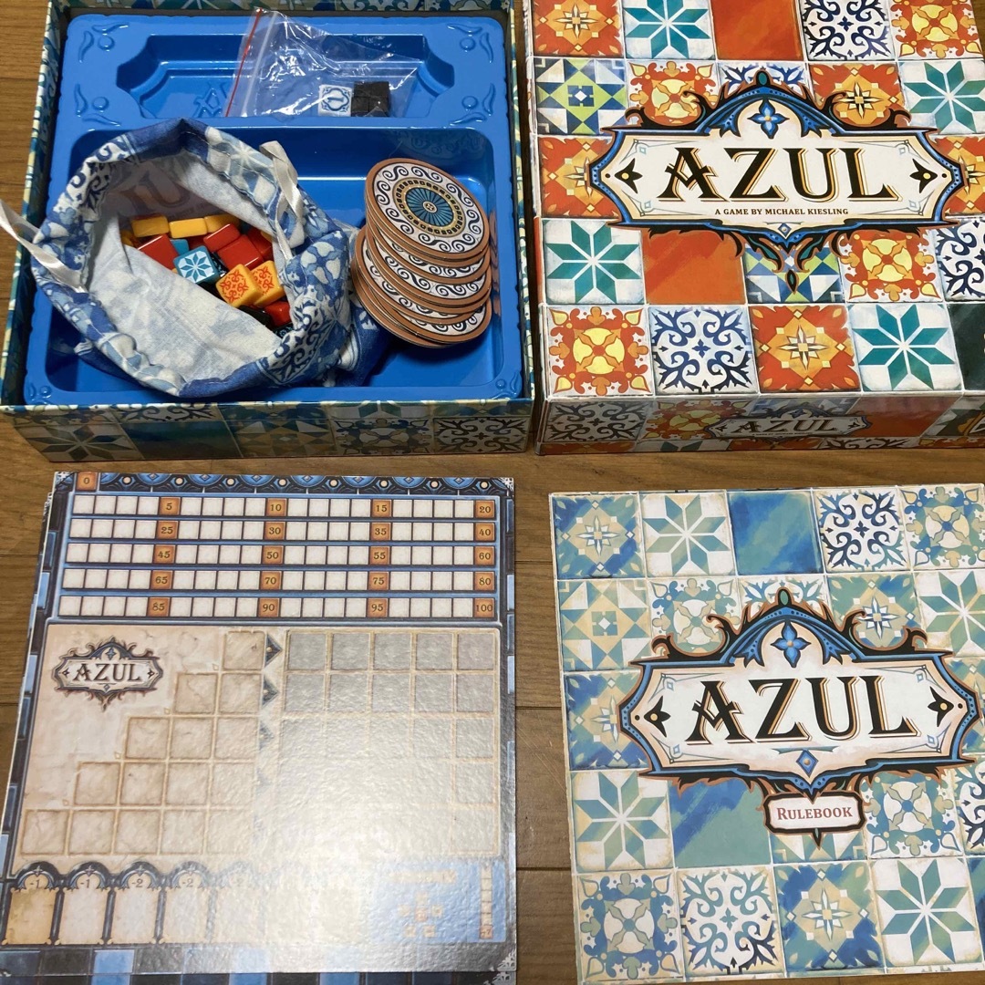 カタン航海者版とAZUL セット エンタメ/ホビーのテーブルゲーム/ホビー(その他)の商品写真