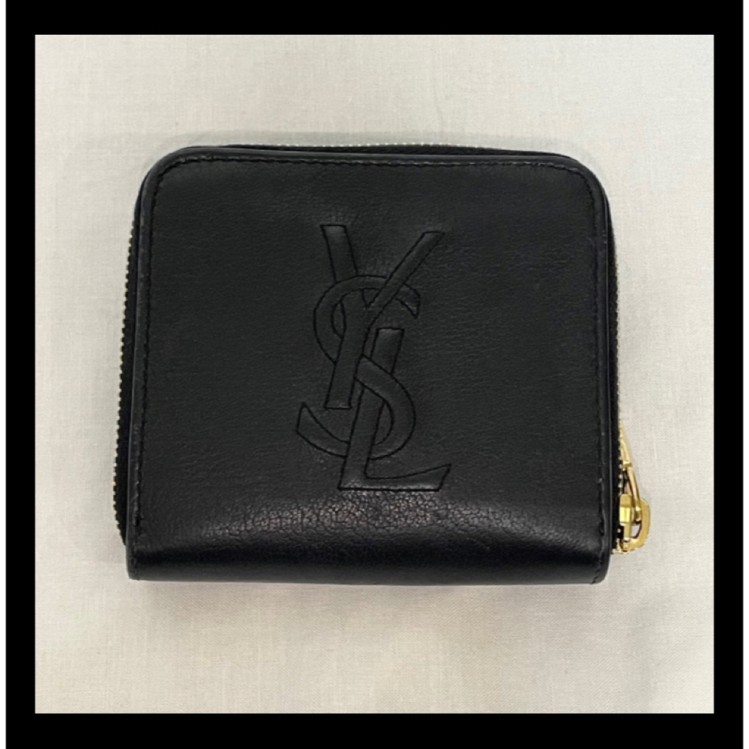 Saint Laurent 2つ折り ラウンドジップ 財布 | フリマアプリ ラクマ