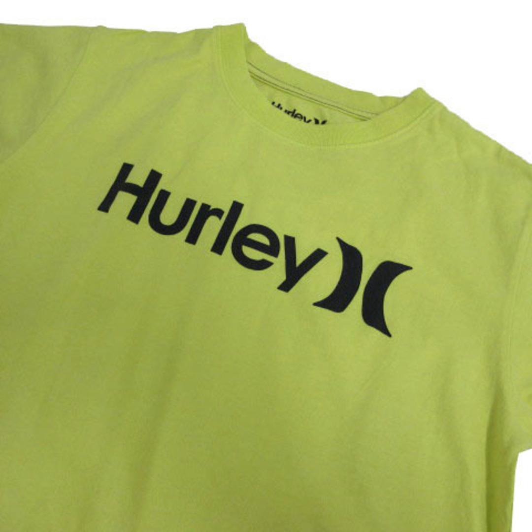 Hurley(ハーレー)のハーレー Hurley Tシャツ 丸首 半袖 ロゴ グリーン系 黄緑 グレー L メンズのトップス(Tシャツ/カットソー(半袖/袖なし))の商品写真