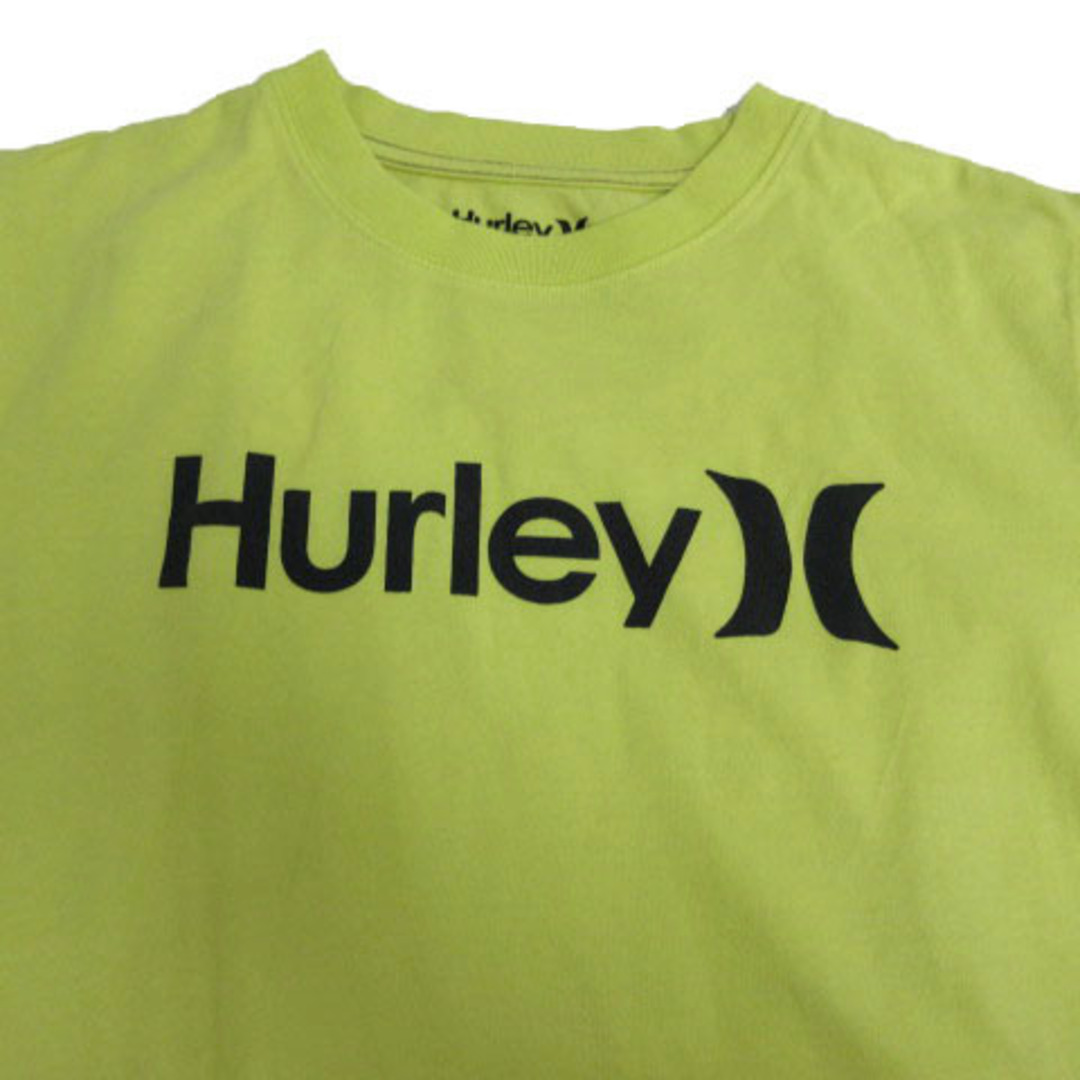 Hurley(ハーレー)のハーレー Hurley Tシャツ 丸首 半袖 ロゴ グリーン系 黄緑 グレー L メンズのトップス(Tシャツ/カットソー(半袖/袖なし))の商品写真