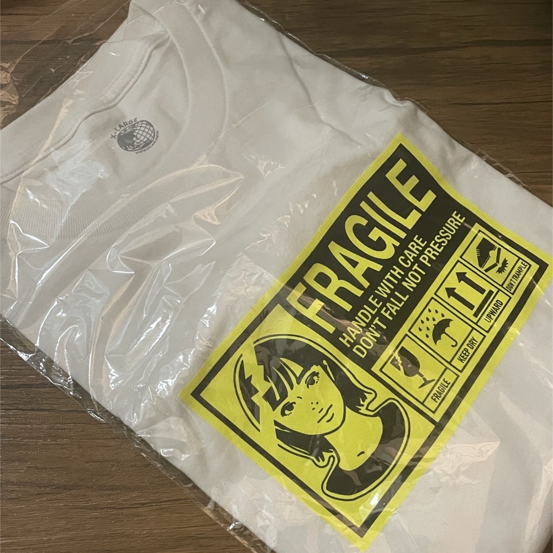 kyne xl Tシャツ 完売 Fragile Label  (Yellow) 3