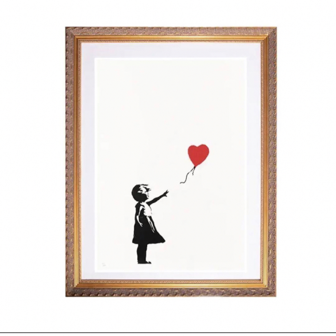 【当選品】バンクシー Banksy 赤い風船に手を伸ばす少女 WCPバンクシー