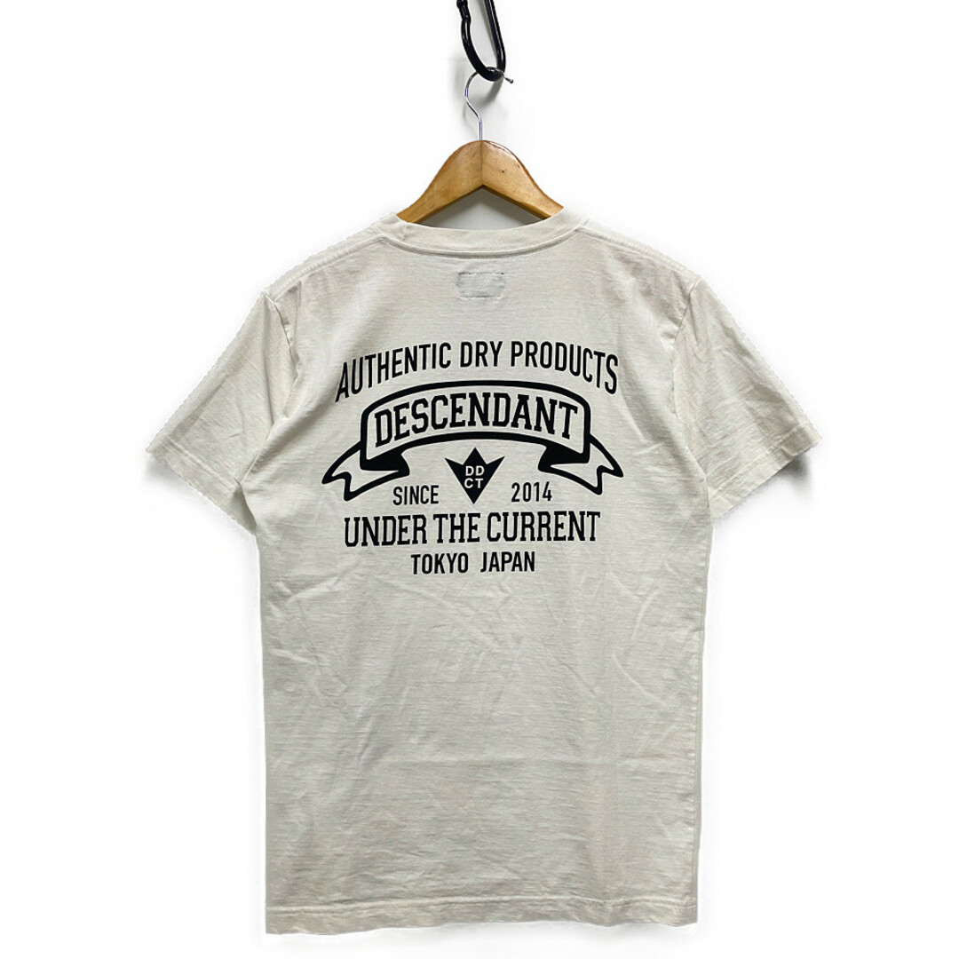 DESCENDANT - DESCENDANT ディセンダント バックプリント 半袖Tシャツ