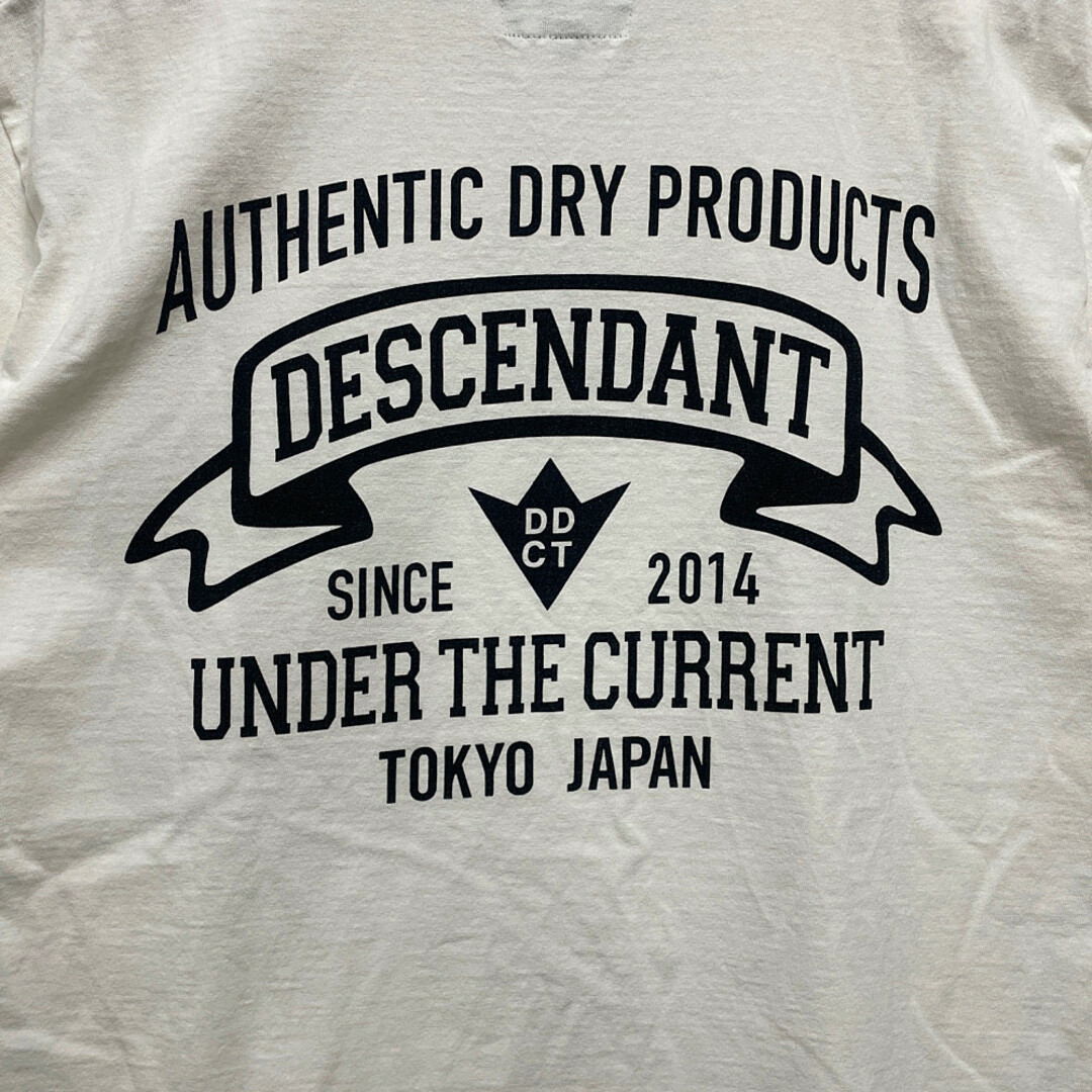 DESCENDANT - DESCENDANT ディセンダント バックプリント 半袖Tシャツ