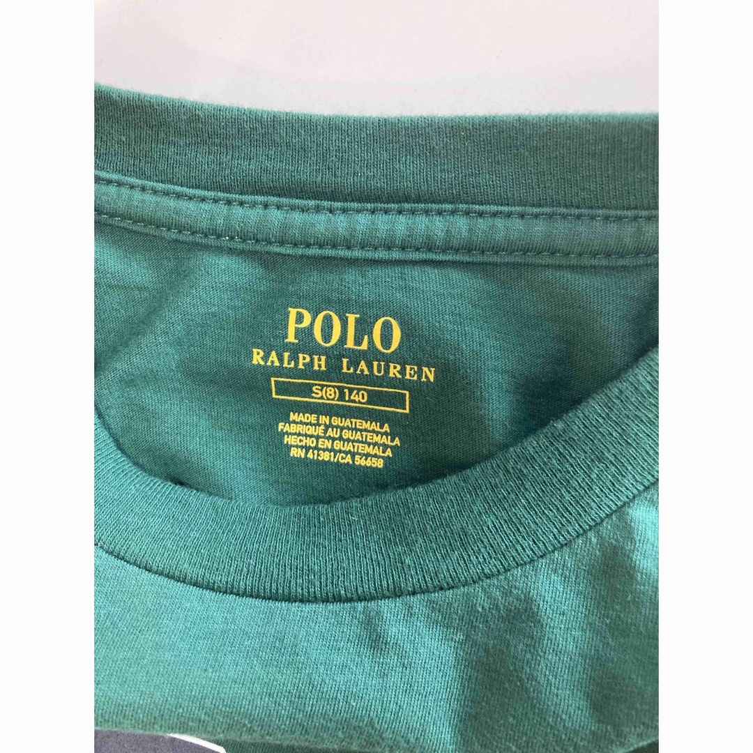 POLO RALPH LAUREN(ポロラルフローレン)のPOLO 長袖Tシャツ　140 グリーン　緑 キッズ/ベビー/マタニティのキッズ服男の子用(90cm~)(Tシャツ/カットソー)の商品写真