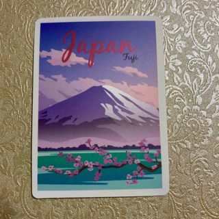 防水ステッカー　富士山　山　風景(車外アクセサリ)