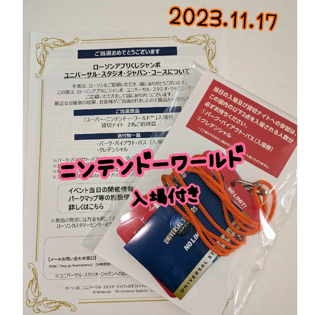 2023.11.17貸し切りナイト入場券-
