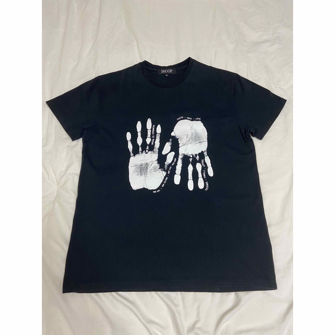 SHOOP(シュープ)のshoop 21ss hands T black サイズM メンズのトップス(Tシャツ/カットソー(半袖/袖なし))の商品写真