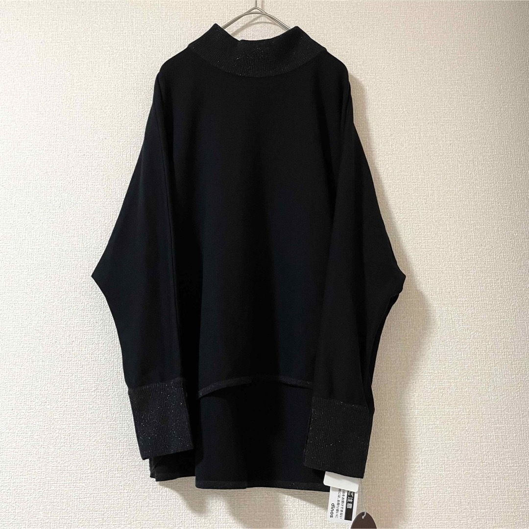 dinos - 【新品】ダーマコレクション ドルマンラメハイネック