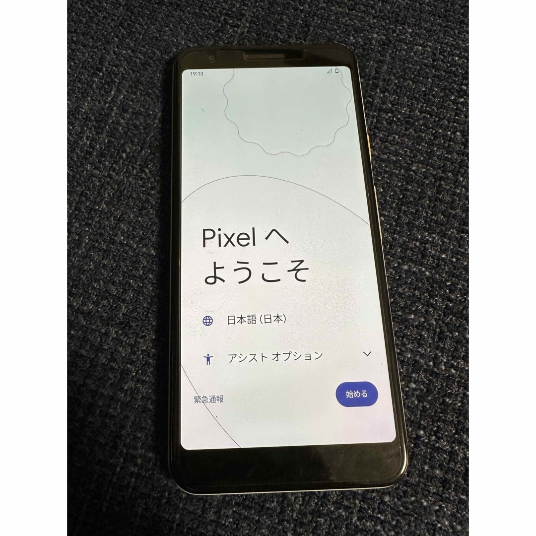 Google pixel 3a clearly whiteGoogleピクセル