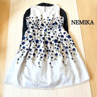 NEMIKA by Leilian 刺繍 レース ワンピース