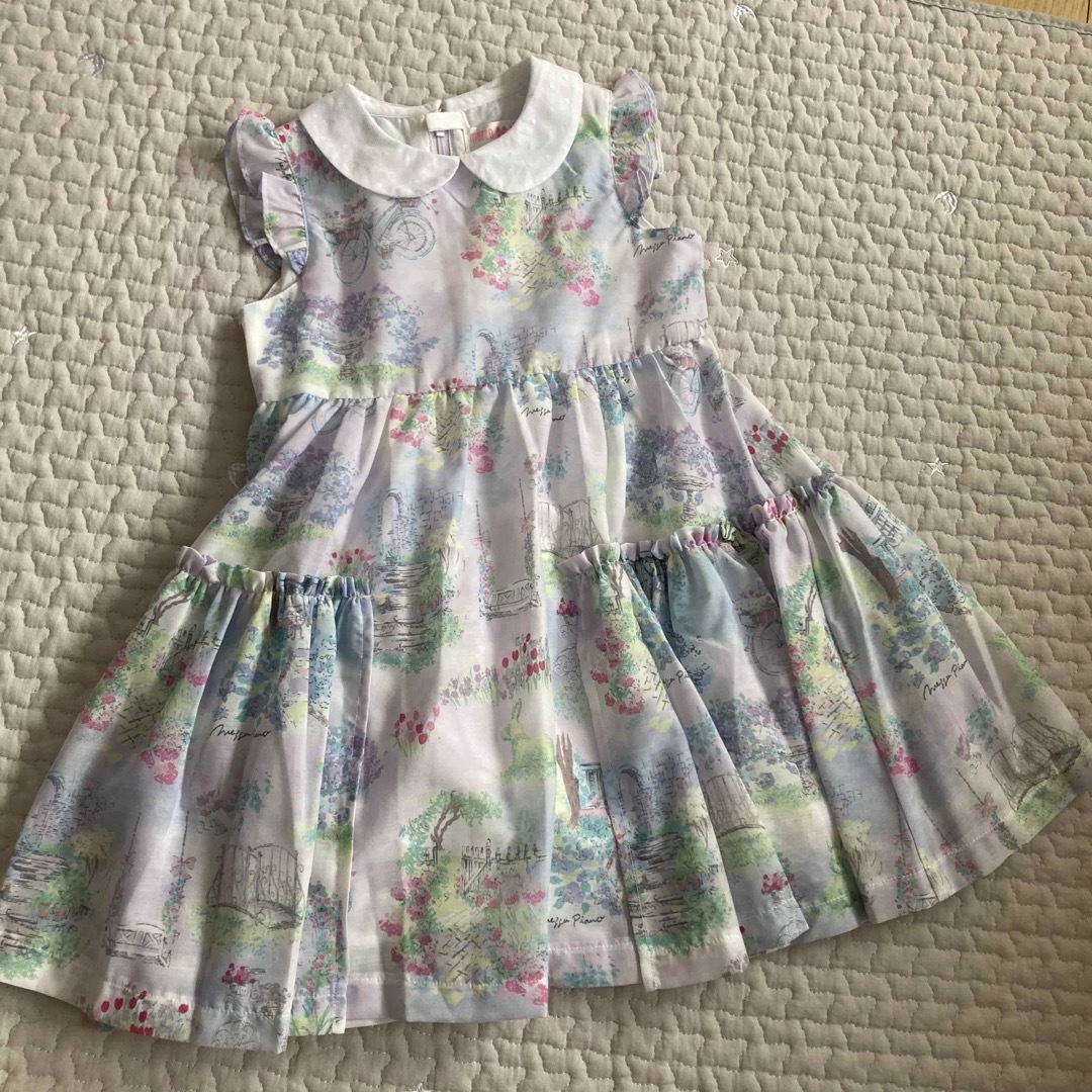 mezzo piano メゾピアノ ワンピース ガーデンキッズ服女の子用(90cm