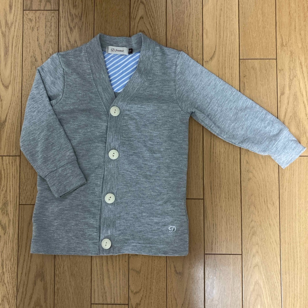 D.fesense(ディーフェセンス)のD.fesense 100サイズカーディガン キッズ/ベビー/マタニティのキッズ服女の子用(90cm~)(カーディガン)の商品写真