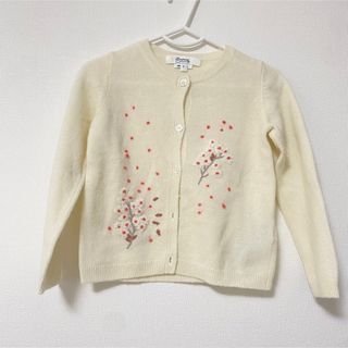 Bonpoint - 未使用 ボンポワン 刺繍入りカーディガン 12yの通販 by