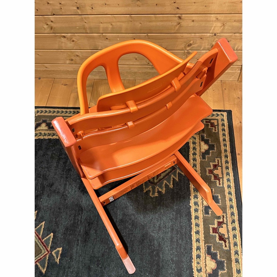 Stokke(ストッケ)の【美品・フルセット・絶版人気色】（534）ストッケ  トリップトラップ キッズ/ベビー/マタニティの寝具/家具(その他)の商品写真