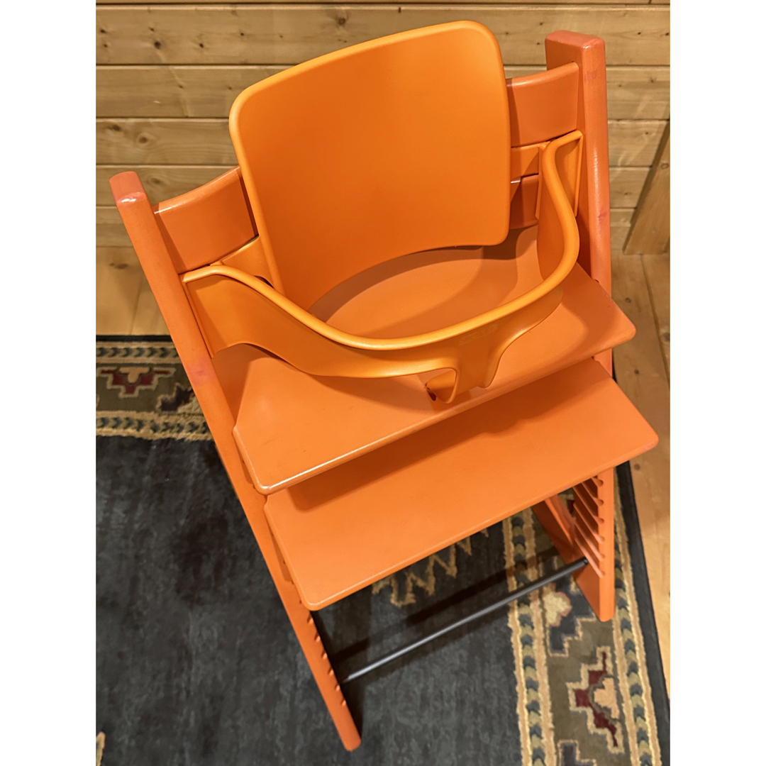 Stokke(ストッケ)の【美品・フルセット・絶版人気色】（534）ストッケ  トリップトラップ キッズ/ベビー/マタニティの寝具/家具(その他)の商品写真