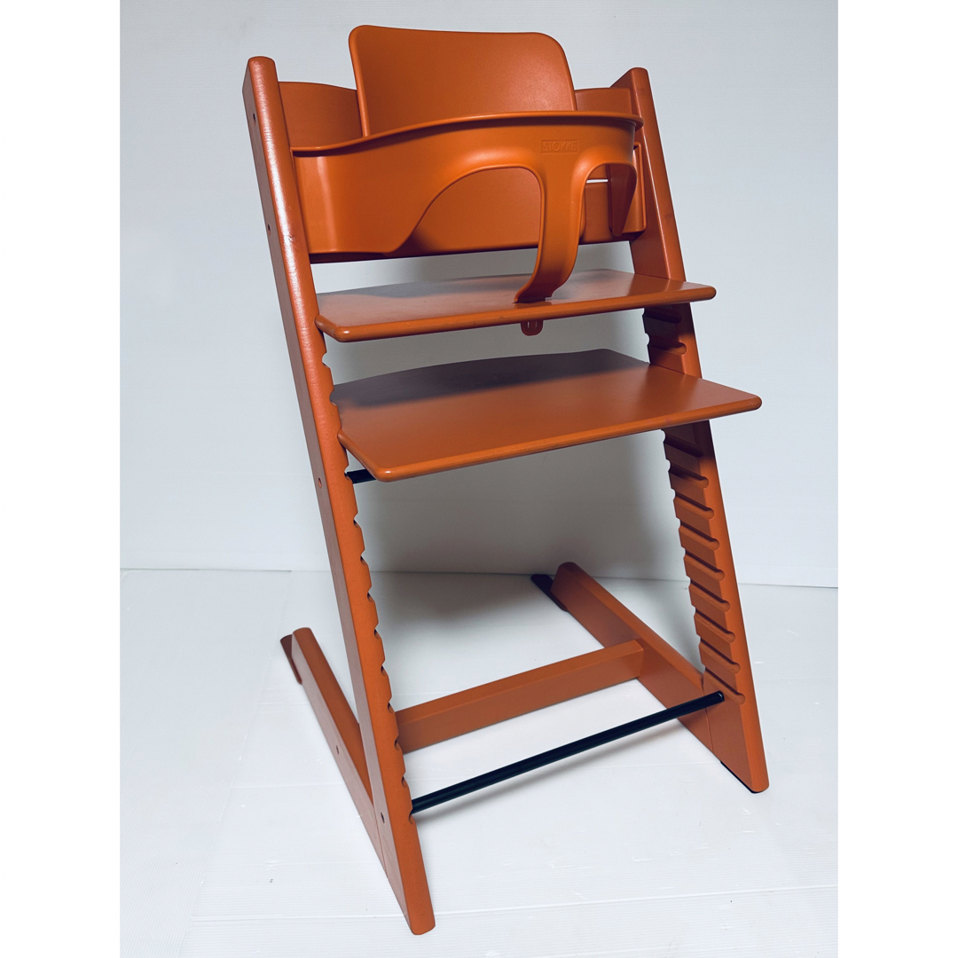 Stokke(ストッケ)の【美品・フルセット・絶版人気色】（534）ストッケ  トリップトラップ キッズ/ベビー/マタニティの寝具/家具(その他)の商品写真