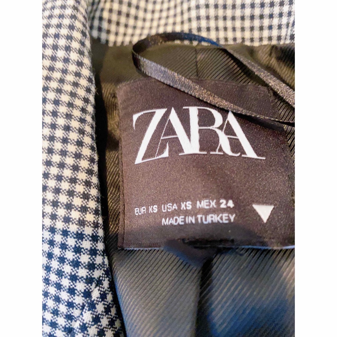 新品♡ZARA♡タグ無し♡チェック柄テーラードジャケット大人気完売商品♡