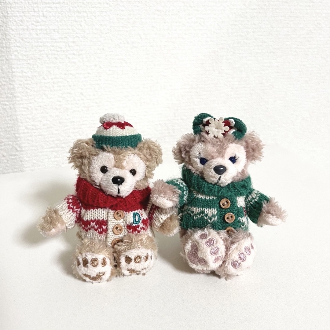 ディズニーシー ダッフィー シェリーメイ クリスマス ぬいぐるみ ストラップ