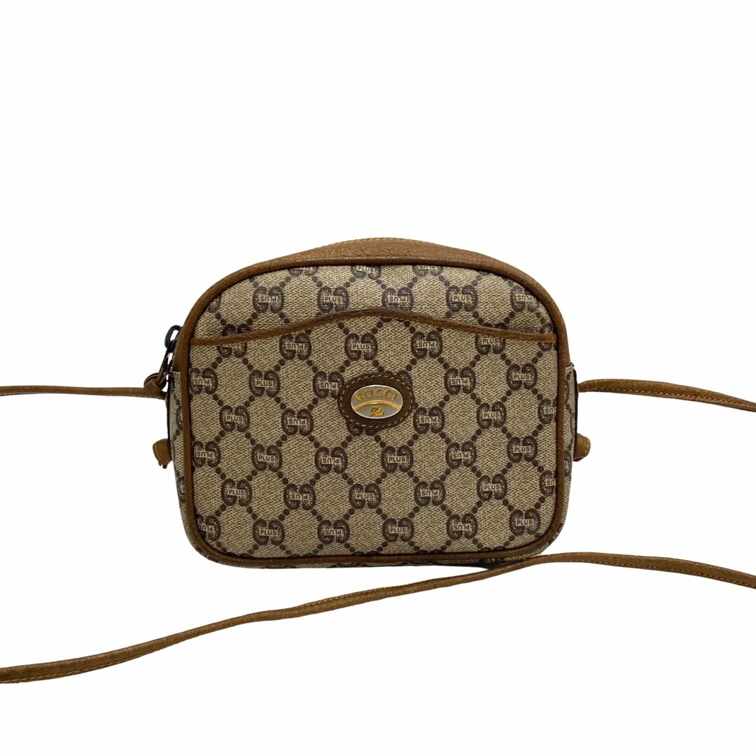 美品☆GUCCI グッチ ショルダーバッグ GGキャンバス シェリー サコッシュ-
