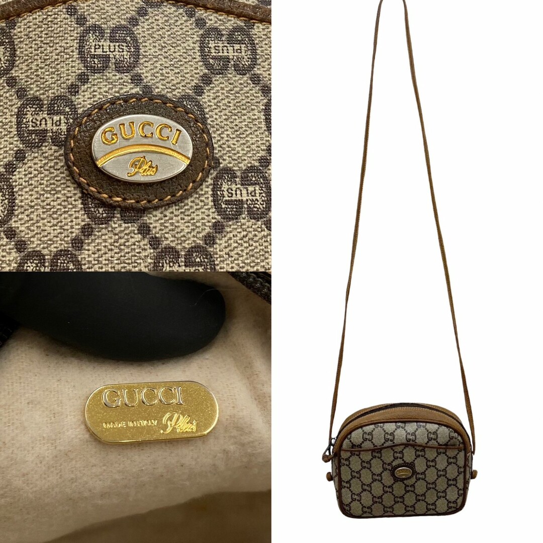 Gucci - 極 美品 GUCCI グッチ ヴィンテージ グッチプラス ロゴ 金具