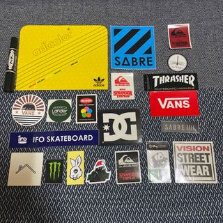 スラッシャー(THRASHER)のステッカー　20枚セット　まとめ売り　スケボー　スノボー　サーフィン　横ノリ系(スケートボード)