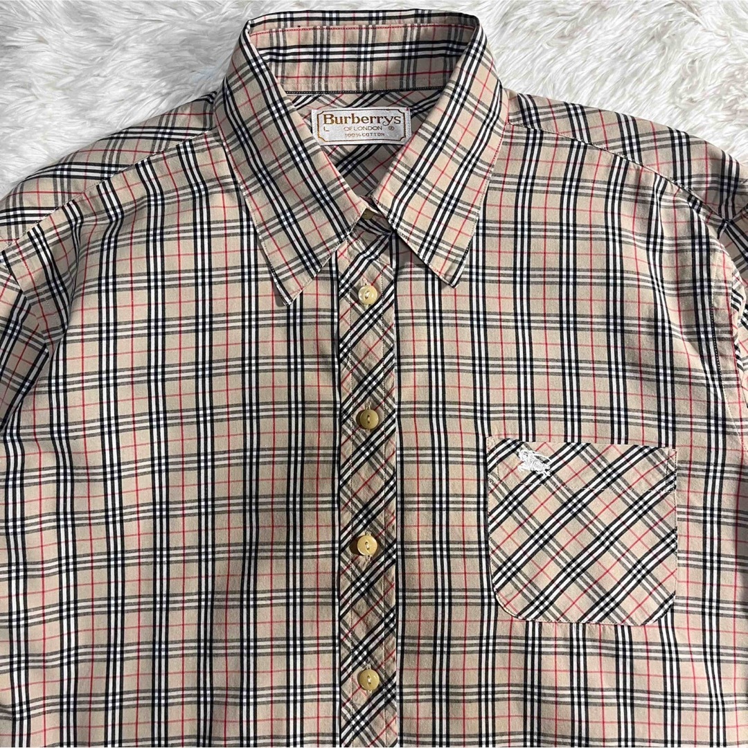 BURBERRY - 【Burberry /美品】長袖シャツ【ノバチェック/ホースロゴ