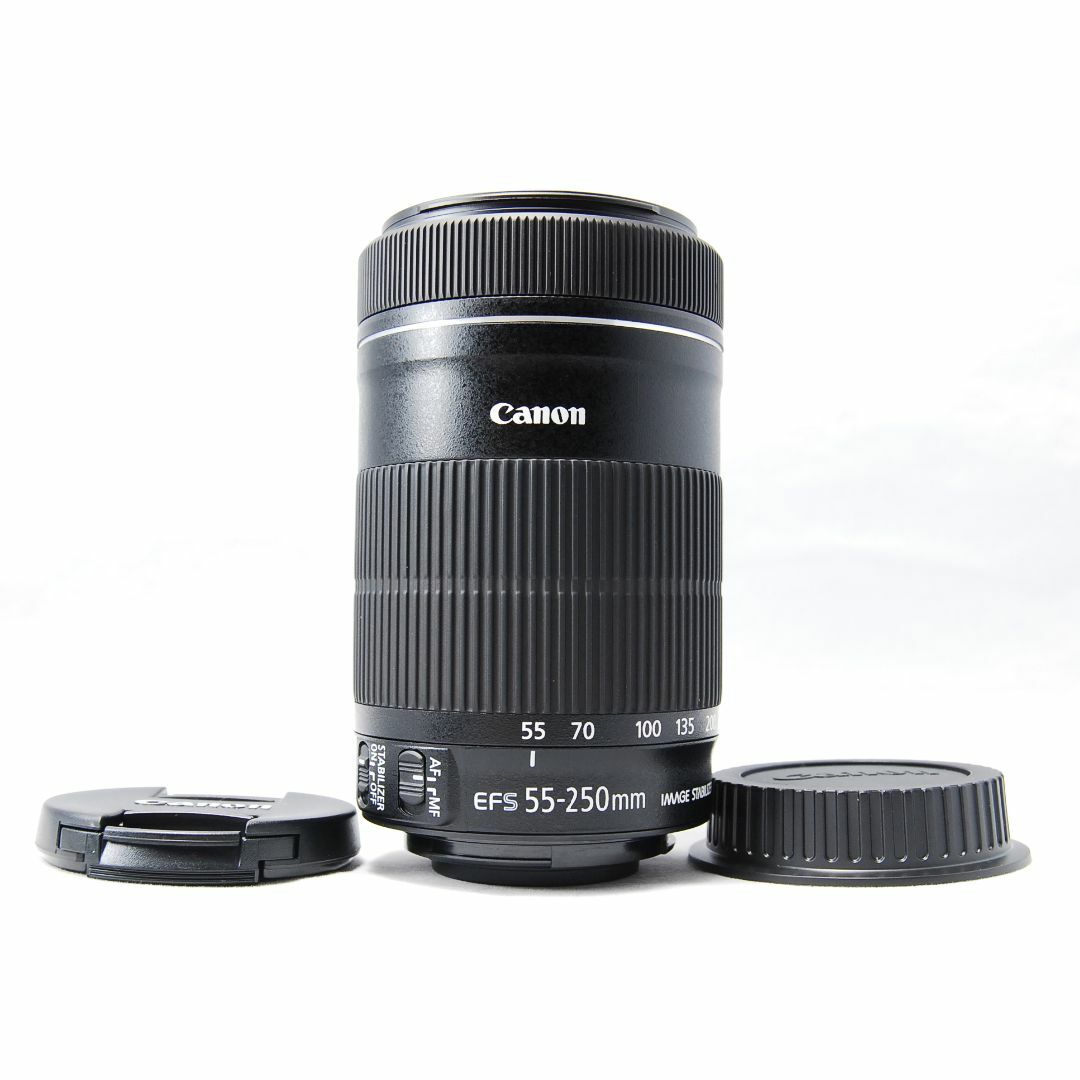 望遠ズーム焦点距離Canon EF-S 55-250mm F4-5.6 IS STM 望遠レンズ