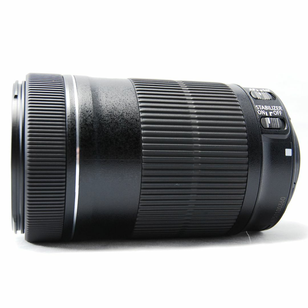 Canon(キヤノン)のCanon EF-S 55-250mm F4-5.6 IS STM 望遠レンズ スマホ/家電/カメラのカメラ(レンズ(ズーム))の商品写真