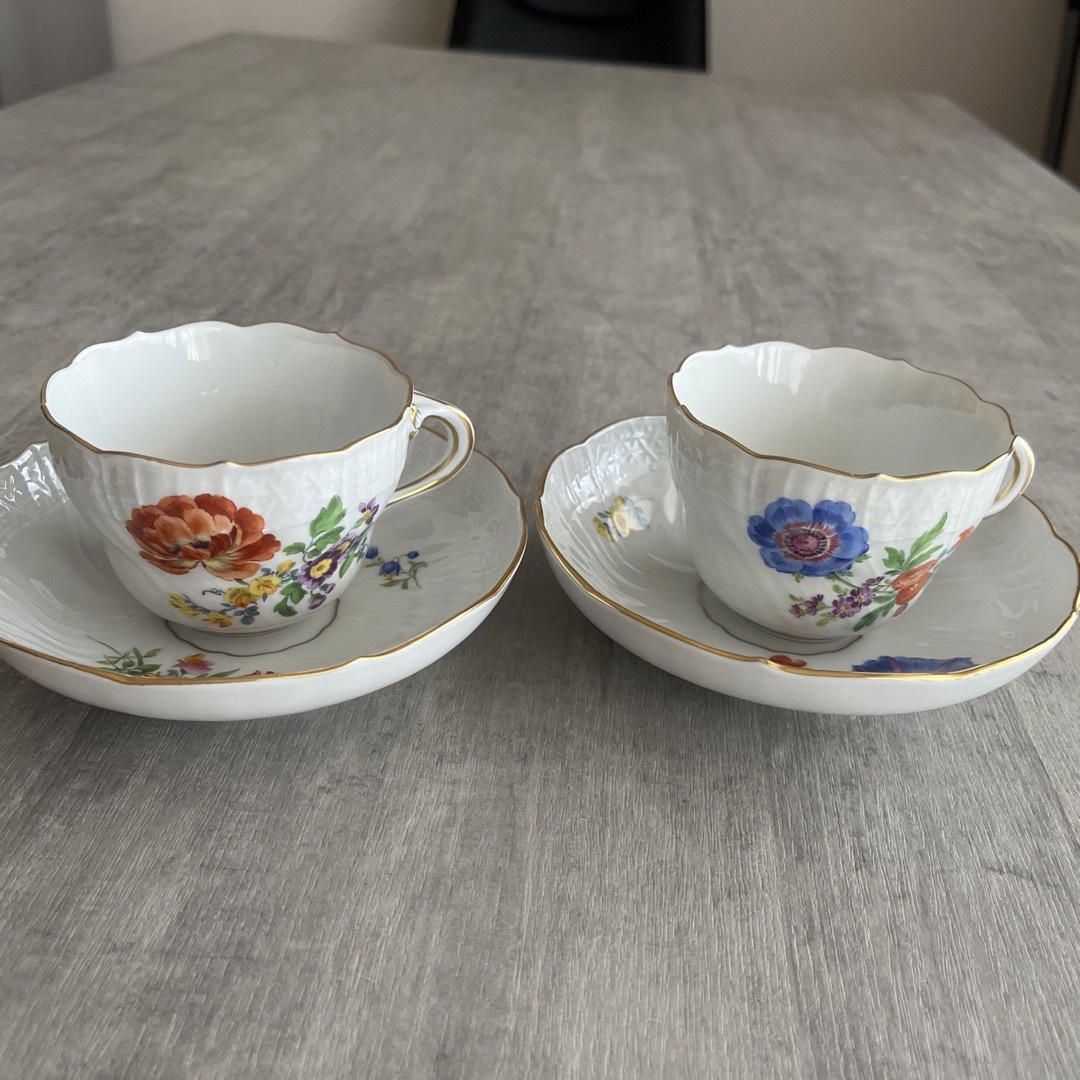 MEISSEN   マイセンカップ&ソーサー2客の通販 by かこ's shop