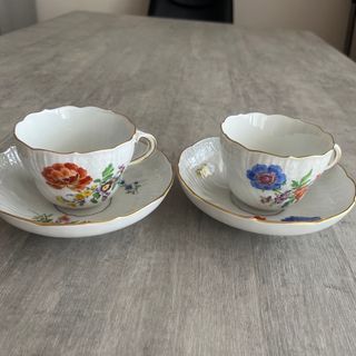 MEISSEN - マイセン 金彩 チューリップ文 旧画法 レリーフ コーヒー ...