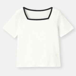 ジーユー バイカラー Tシャツ(レディース/半袖)の通販 68点 | GUの