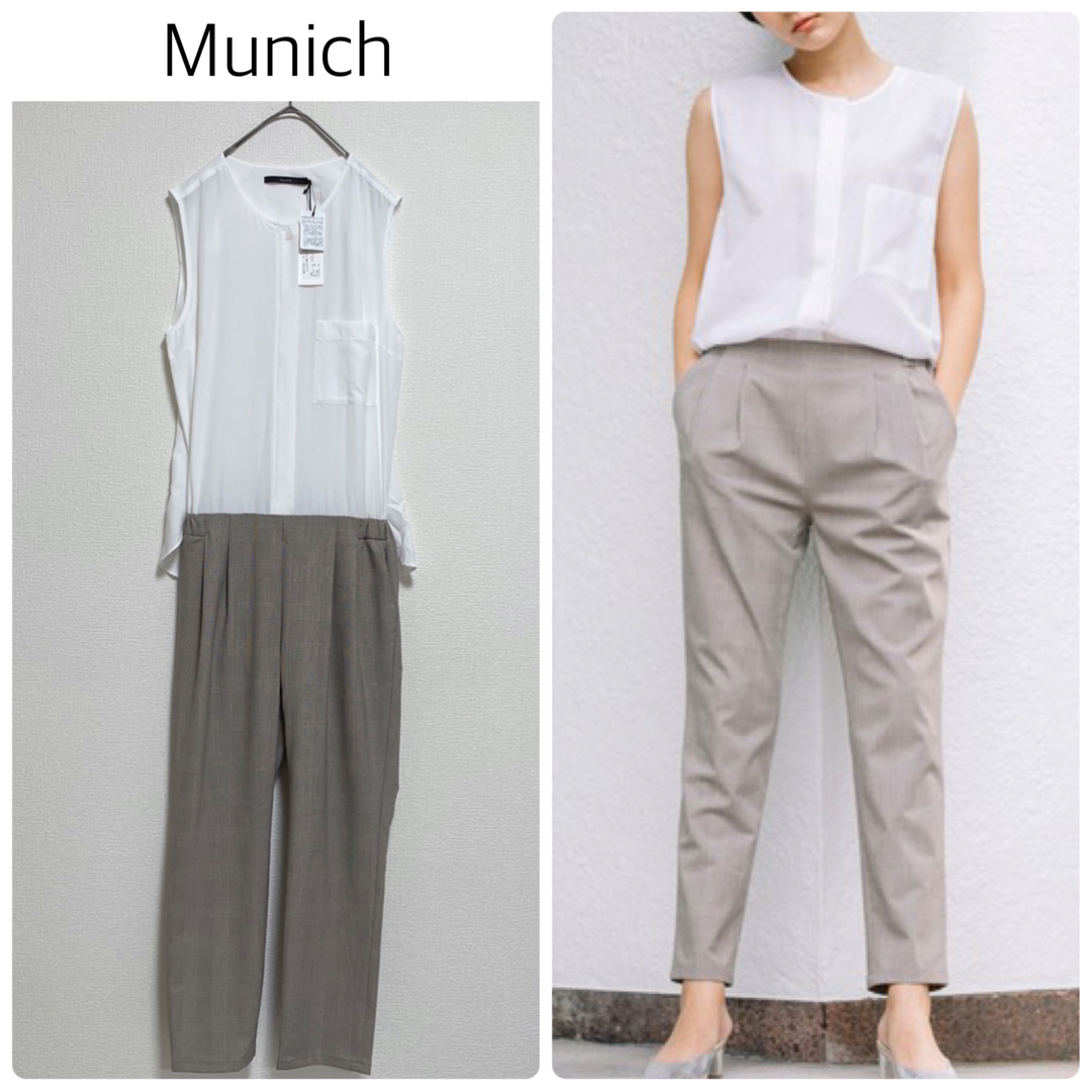 【新品タグ付】Munichコンビネゾン　ブラウン　Mサイズ