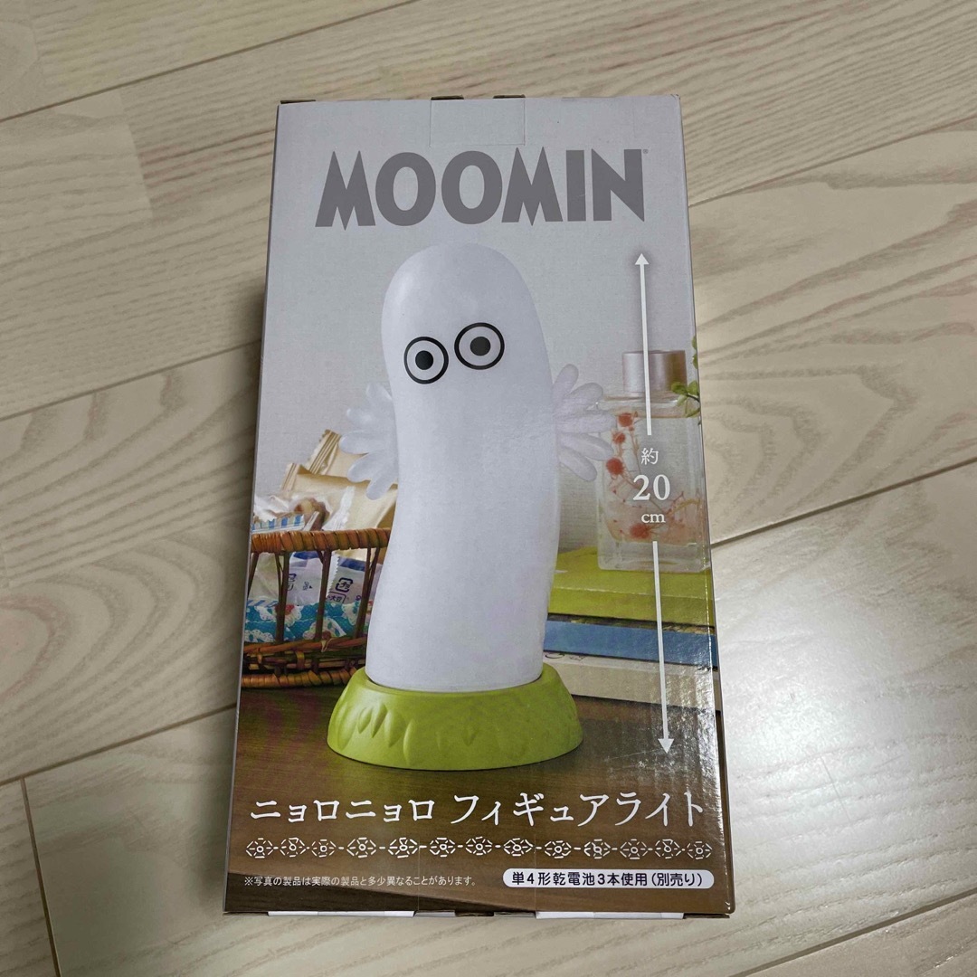 MOOMIN(ムーミン)のムーミン　ニョロニョロ　フィギュアライト エンタメ/ホビーのおもちゃ/ぬいぐるみ(キャラクターグッズ)の商品写真