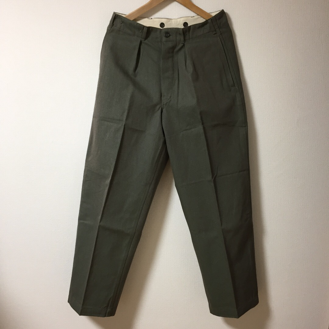 スラックスVintage Swedish military prisoner pants