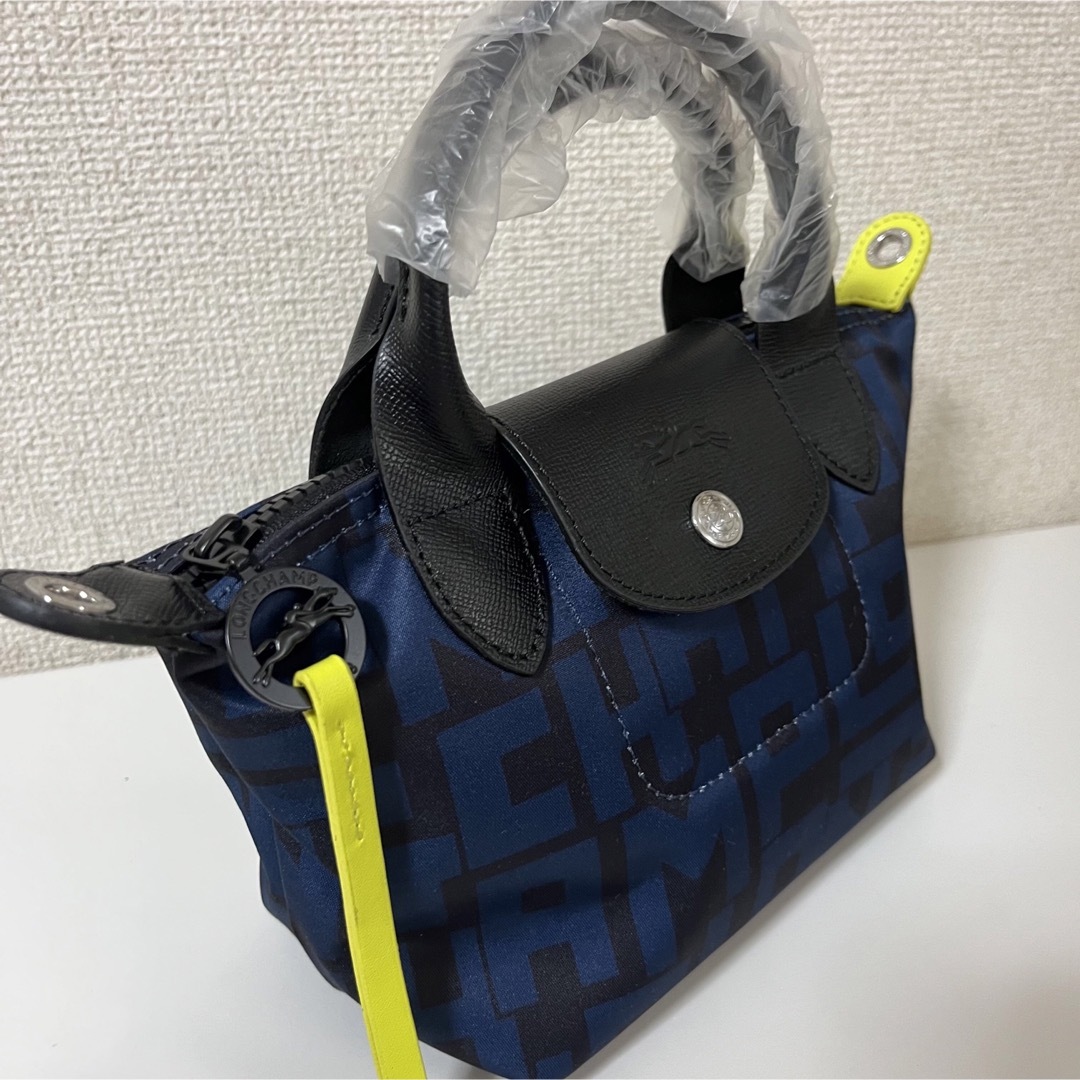 【新品】LONGCHAMP プリアージュネオ限定XS LGPネイビー