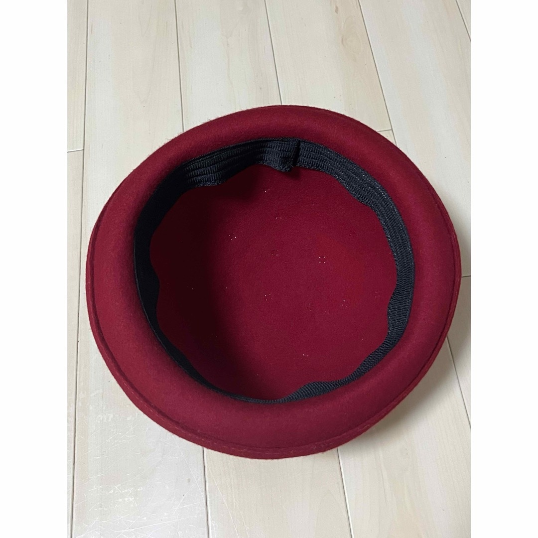 GLAVIL by tutuHA(グラビル バイ チュチュア)のボーラー帽 ボーラーハット スタッズ ボルドー 109ブランド レディースの帽子(ハット)の商品写真